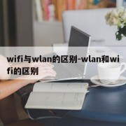 wifi与wlan的区别-wlan和wifi的区别