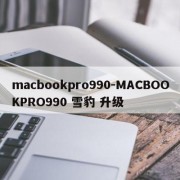 macbookpro990-MACBOOKPRO990 雪豹 升级