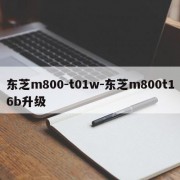 东芝m800-t01w-东芝m800t16b升级