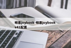 明基joybook-明基joybook v41配置