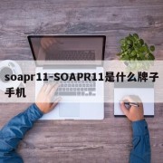 soapr11-SOAPR11是什么牌子手机